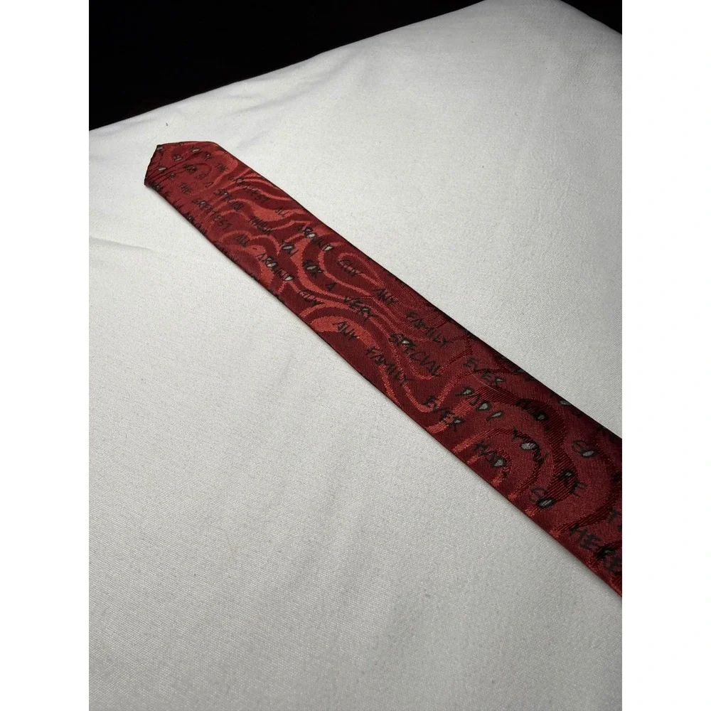 Hallmark Specialties Super Dad Cartoon Character Necktie‎ Red Polyester